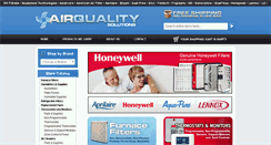 Desktop Screenshot of airqualitysolutions.com